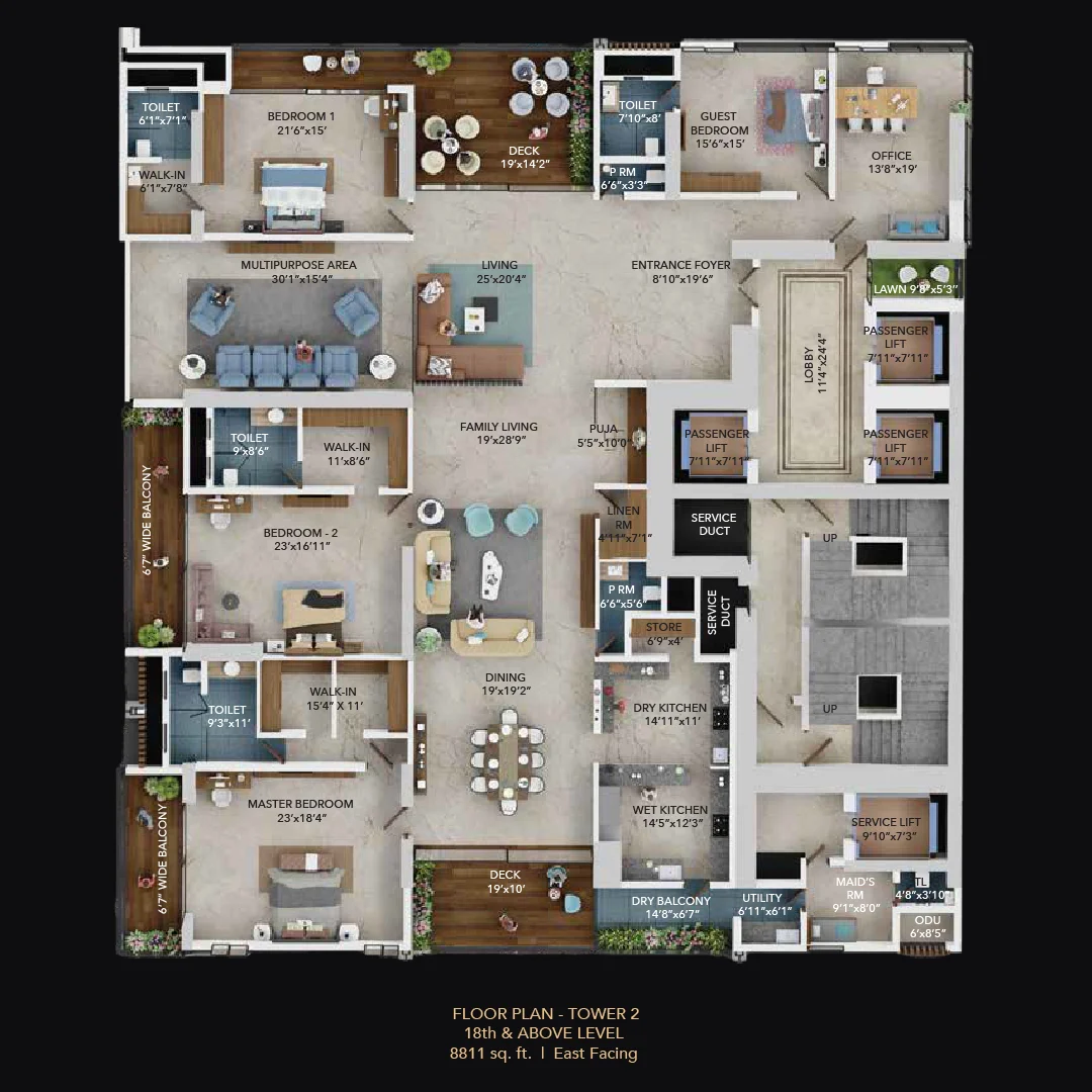 West Wing plan