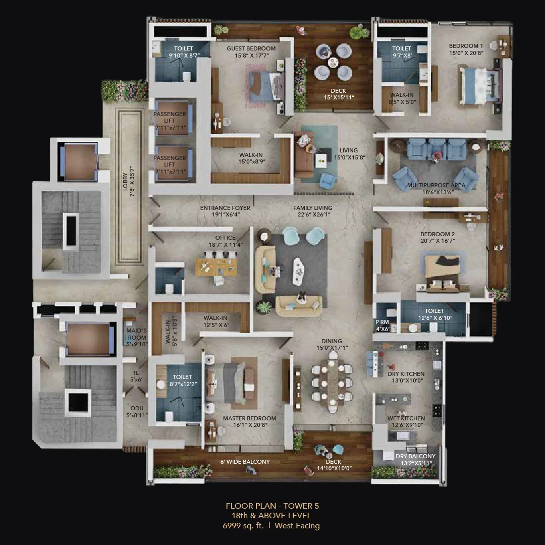 Corner plan